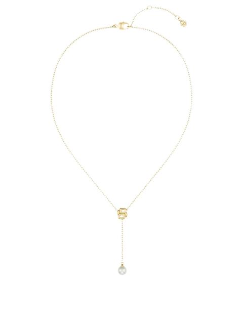 BOSS GOLD-TONE NECKLACE WITH DOUBLE B MONOGRAM