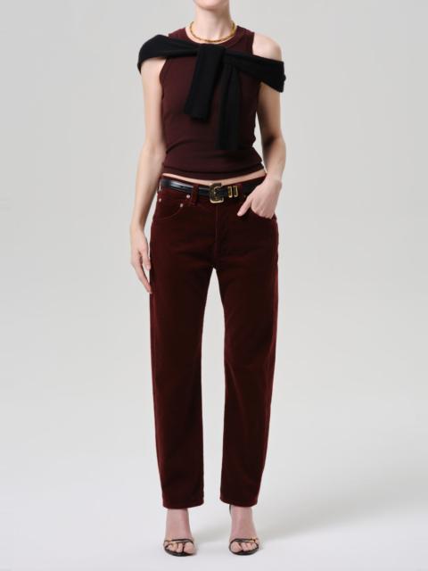 Citizens of Humanity Winslow Boyfriend Long Corduroy In Bordeaux