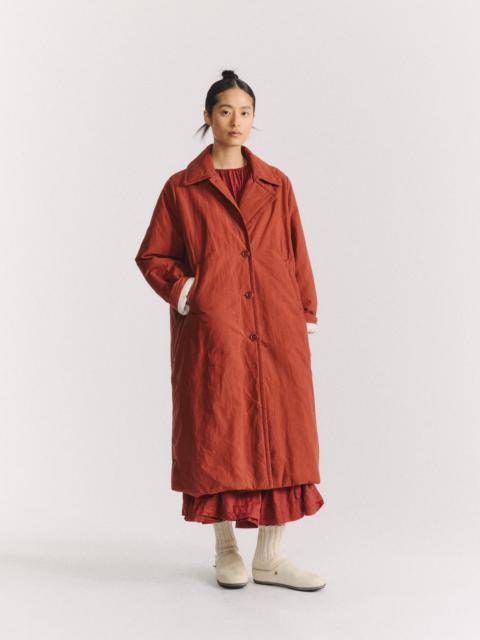 CASEY/CASEY SALLY COAT - L WAX - TERRACOTTA