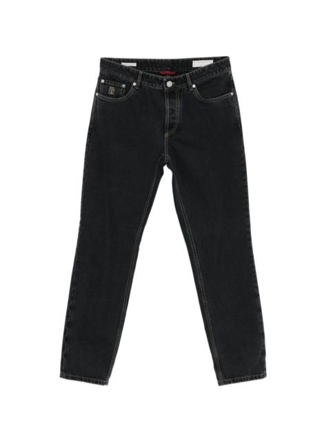 Brunello Cucinelli logo-detail jeans