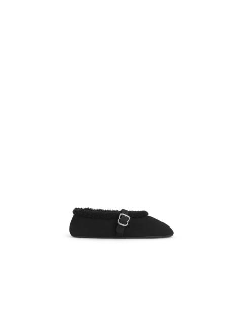 Alaïa BALLET FLATS IN MERINO SHEARLING