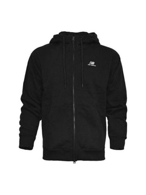 New Balance Sport Cotton Hooded Jacket 'Black' MDA4E053-BK