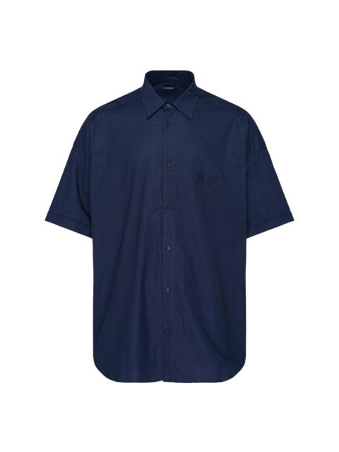 Balmain Balmain Oxford Cotton Short Sleeve Shirt