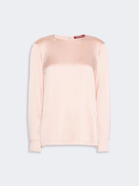 Max Mara FIORDI Silk satin blouse - PINK