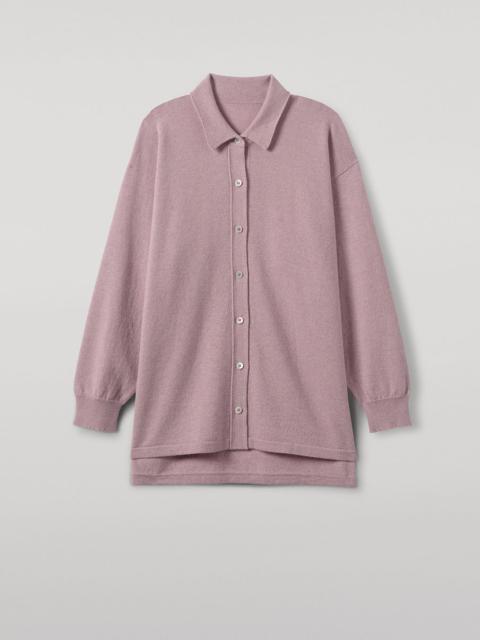 Johnstons of Elgin Munro Light Pink Cashmere Shirt