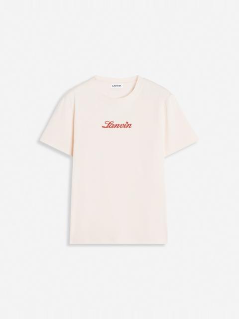 Lanvin LANVIN EMBROIDERED T-SHIRT