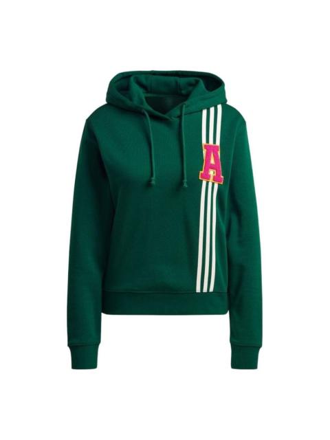 adidas (WMNS) adidas Originals Small Logo Hoodies 'Green' IC5230
