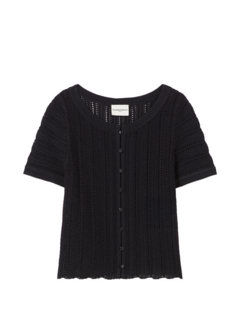 Claudie Pierlot buttoned knit cardigan