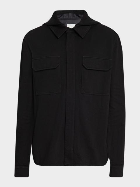 SIMKHAI Men's Travis Hooded Shirt Jacket
