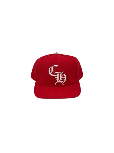 Chrome Hearts CH Logo Baseball Hat "Red White" CHRM0384