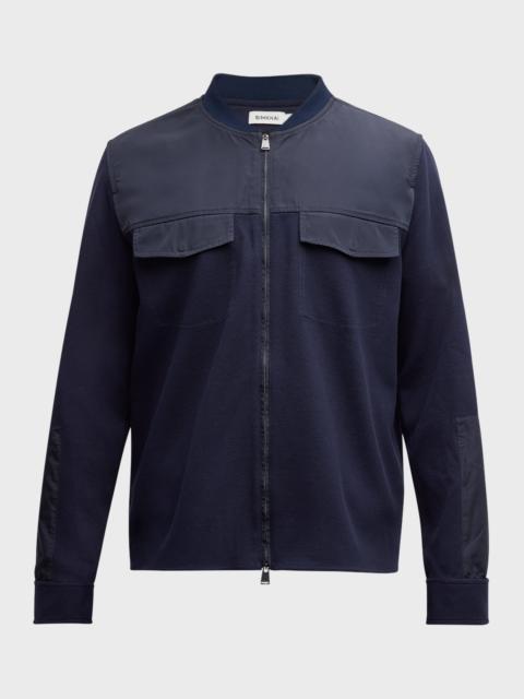 Men's Richard Nylon Combo Overshirt