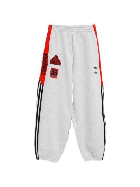 adidas x Willy Chavarria logo-patch side-stripe track pants
