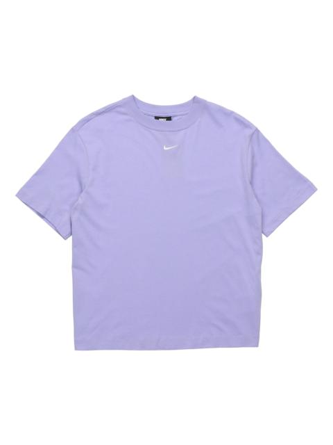 Nike (WMNS) Nike Sportswear Essentials Embroidery Logo 'Light Purple' CT2588-569