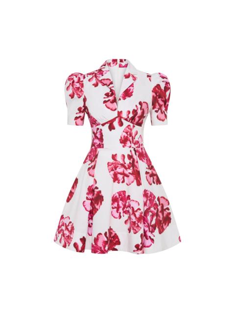 REBECCA VALLANCE Damask Rose Mini Dress