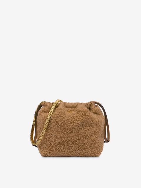Moschino MINI LETTERING BUCKET BAG