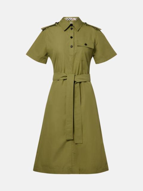 Burberry Belted cotton shirt dress