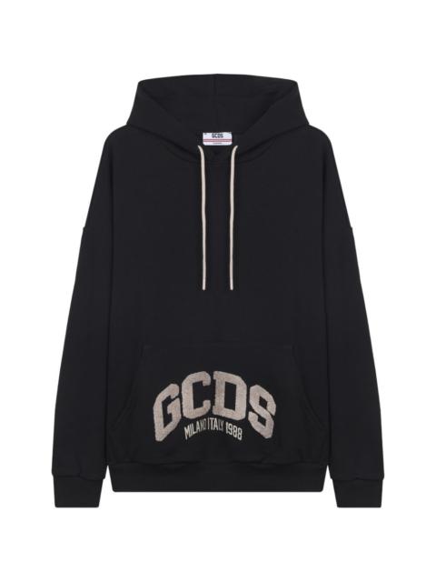 GCDS logo-patch hoodie