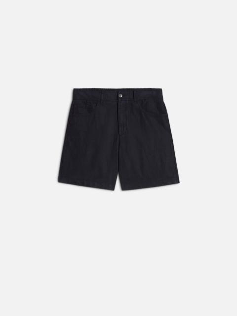 7 For All Mankind HYBRID JOGGER SHORT in Linen Blend Navy