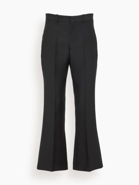 Credo Cropped Bootcut Woven Trouser in Black