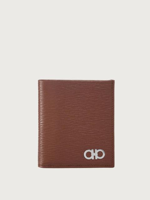 FERRAGAMO GANCINI WALLET WITH COIN POCKET