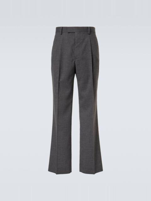 AURALEE Cashmere poplin wide-leg pants