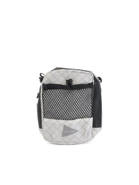 and Wander mesh-pocket shoulder bag