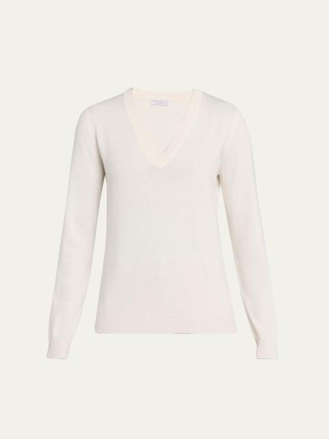Brunello Cucinelli V-Neck Cashmere Sweater
