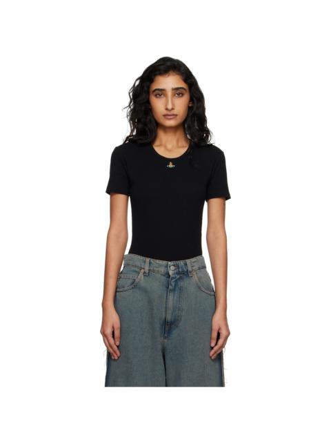 Vivienne Westwood Black Cap Sleeve Bodysuit