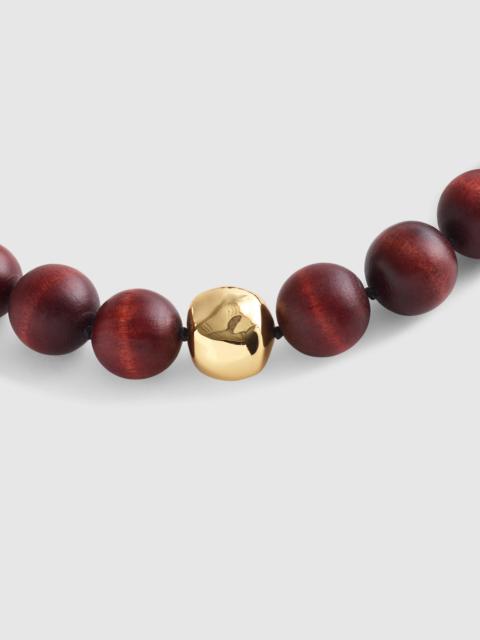 Madewell Madewell x Shopbop Oversized Wood Beaded Choker Necklace