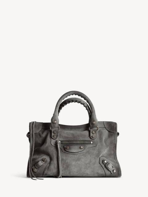 BALENCIAGA Women's Le City Bag Small in Storm Grey
