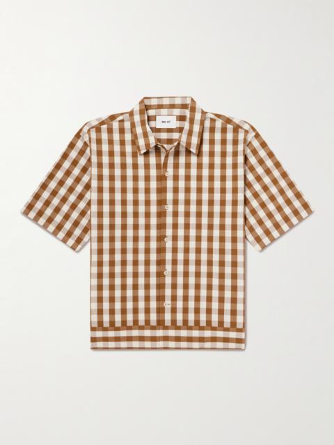 NN07 Reed 50071 Gingham Cotton Overshirt