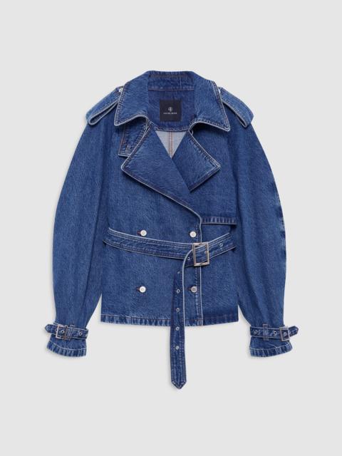 ANINE BING Pascale Trench - Clean Indigo