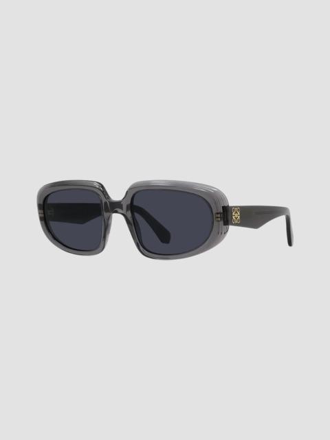 Loewe Men's 54MM Geometric Sunglasses - Grey Blue