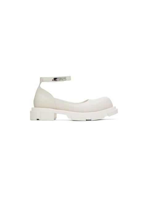 White Gao Mary Jane Loafers
