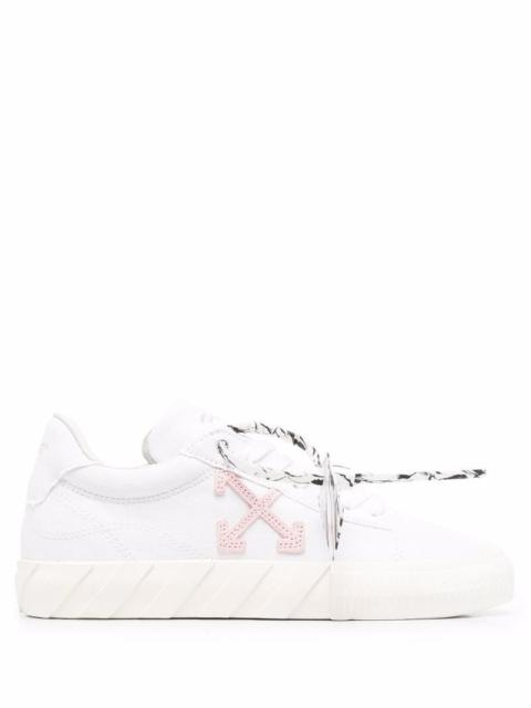 Off-White OFF-WHITE WOMEN Low vulcanized eco sneakers White/Pink