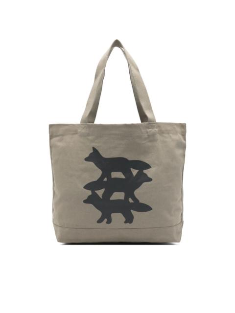 Maison Kitsuné Stunt Fox tote bag