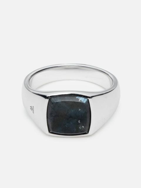 KAY RING BLACK LARVIKITE