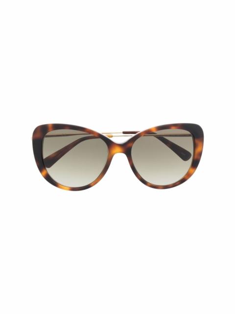 Longchamp tortoiseshell-effect tinted sunglasses