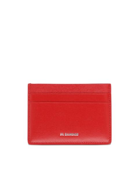 Jil Sander logo-stamp cardholder