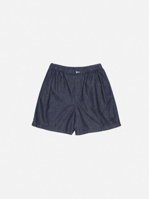 Casual denim shorts - Mid blue