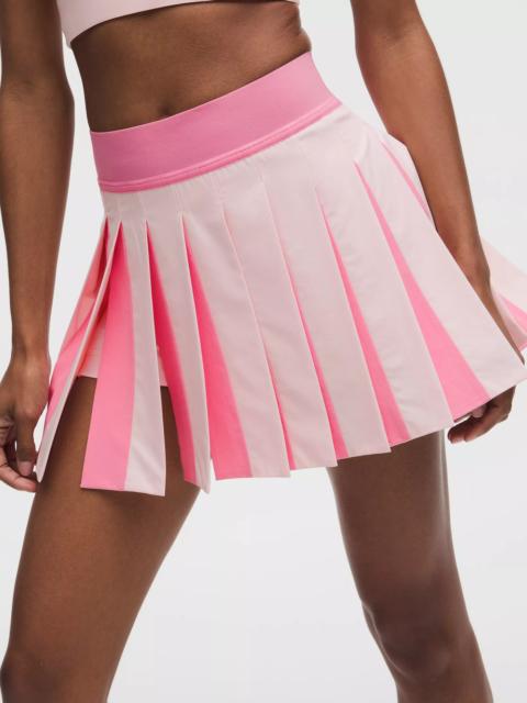 lululemon Peek-A-Boo Pleat Mid-Rise Tennis Skirt