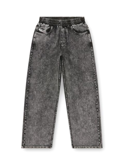 Diesel SWEATPANTS WITH DENIM EFFECT