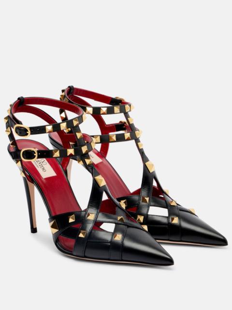 Valentino Studdy leather pumps