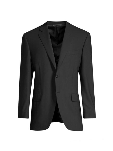 Canali Men's Classic Fit Wool Blazer - Black