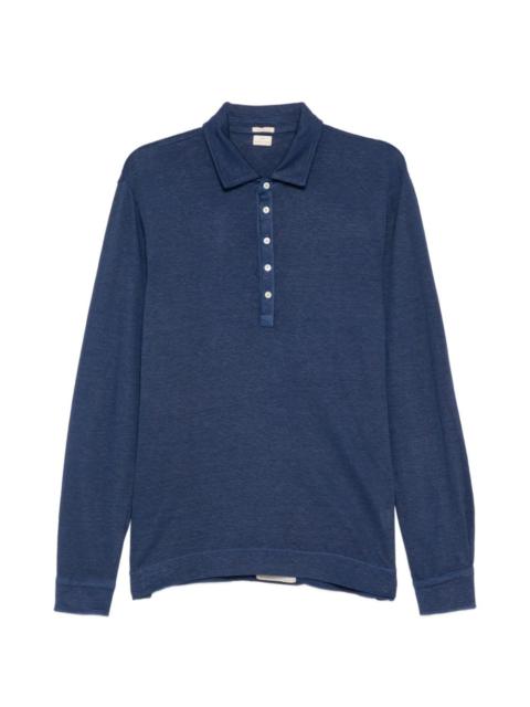 massimo alba long-sleeve polo shirt
