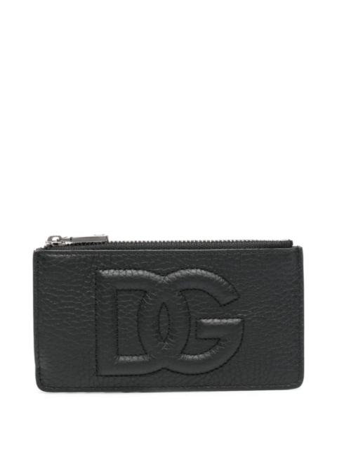 Dolce & Gabbana logo-embossed card holder
