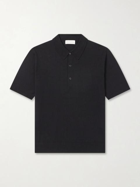Dries Van Noten Merino Wool Polo Shirt