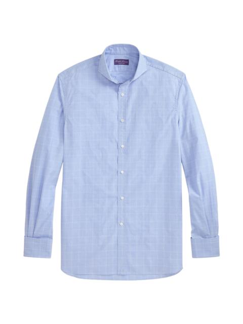 Ralph Lauren Men's Glen Check Dress Shirt - Blue White Multi
