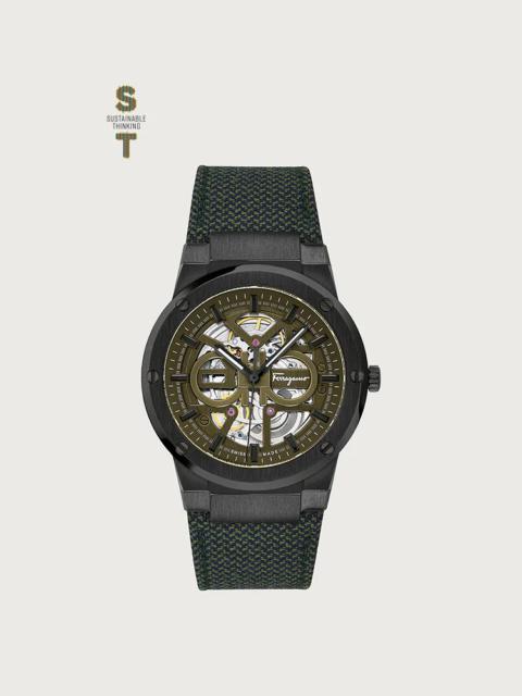 FERRAGAMO F-80 SKELETON WATCH