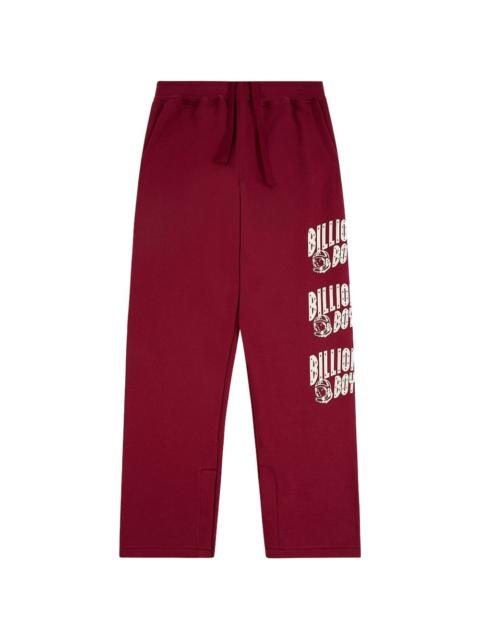 BILLIONAIRE BOYS CLUB Triple B graphic track pants